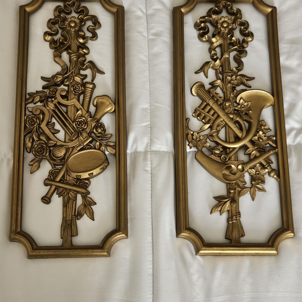 Gold Wall Decor Panels